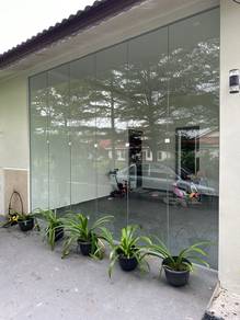 SUPPLY INSTALL GLASS WALL 12mm l dinding kaca 12mm