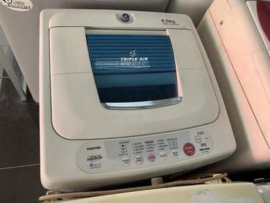 Auto Toshiba Mesin Basuh Top 6.5kg Washing Machine