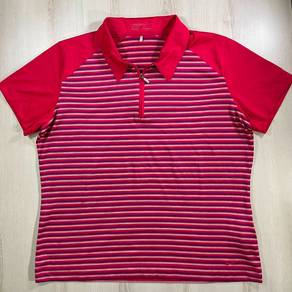Nike Golf Ladies’ Stripes Zipper Collar Tee #DK1
