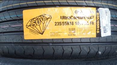 235 55 18 CONTINENTAL UX7 Tayar Tyre New 2026
