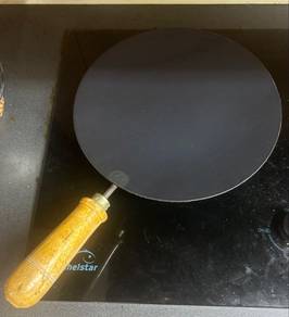 Heavy Thick Solid Cast Iron Pan