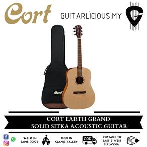 CORT 41" Earth Grand Solid Sitka Acoustic Guitar