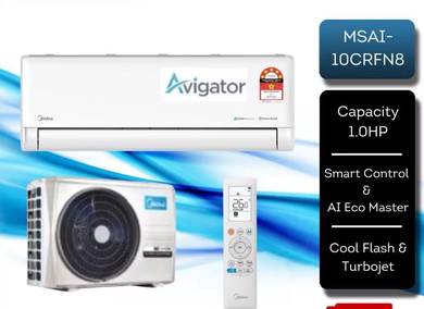 New Midea Inverter 1.0hp Avigator Aircond