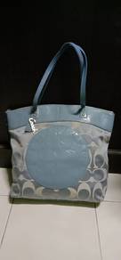 Coach Tote Bag nice blue colour