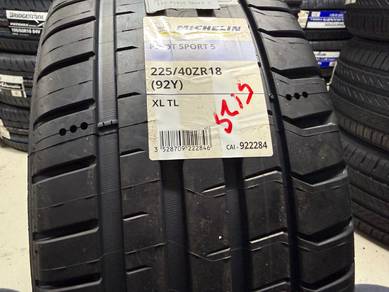 Tayar baru 225 40 18 Michelin pilot sport 5 2025