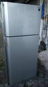 Sharp Silver 2 Door Large Refrigerator TR