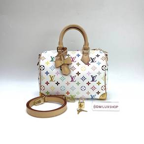Preloved LV X TM Monogram Multicolor Speedy 25