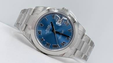 Rolex DateJust 41mm Roman Blue Dial