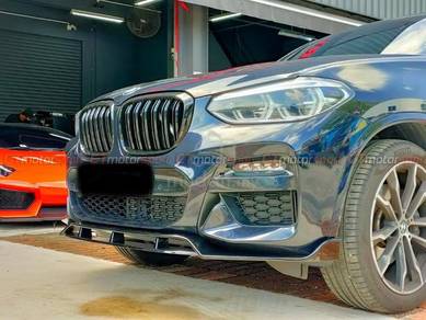 BMW X3 X4 G01 G02 M Performance Front Lip Black