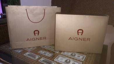 AIGNER Paper Bag & Outer Box
