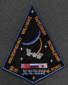 NASA ISS Expedition 33 Mission Space Patch