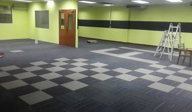PASANG KARPET PEJABAT BARU l install office carpet