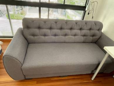 Grey 2-Seater Sofa