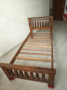 Solid Wood Single Bed