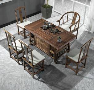 Chinese Tea table chair set Living Room Desk Meja