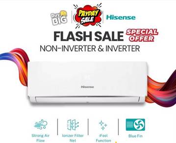 Hisense Aircond Used❄️1.0HP & 1.5HP Under Warranty