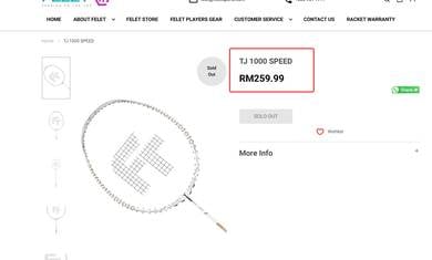 Felet TJ 1000 SPEED