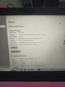laptop Lenovo yoga 2 pro touchscreen 8gb ram