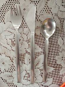 JAPAN AIRLINES CUTLERY SET x 3