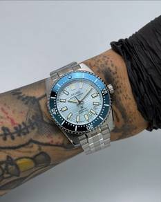 Custom Seiko Mod 40mm Ice Blue Prospex