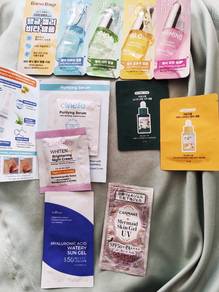 Beauty Skincare Travel sachets 