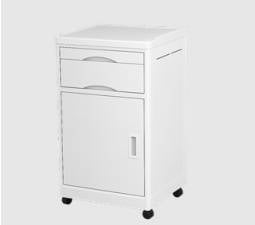 2-Drawer Beside Cabinet with Wheels New