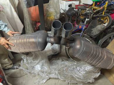 Porsche Cayman 3.4 2016 rear stock exhaust 