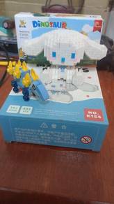 magic block and dinosaur building block 