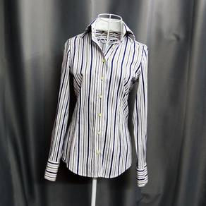 Sacoor Brothers Long Sleeve Striped Women"s Shirt