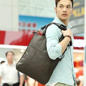 Brown Expandable Business Messenger Men Sling bag