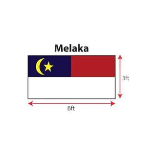 Bendera Melaka (Polymesh) 3 x 6ft