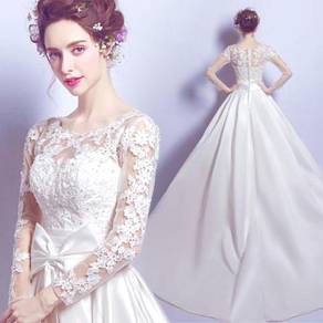 White wedding bridal prom dress gown RB0272