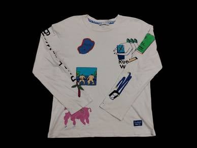 Zara x Ruohan Wang art print long sleeve