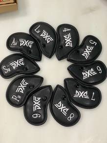 PXG Black PVC Leather Iron Covers