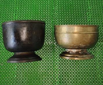 Antik set tembaga gadur / langguai
