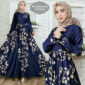 Muslimah long sleeve maxmara kirana maxi dress