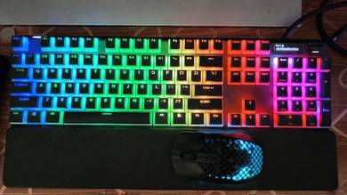Steel series Apex Pro sekali mouse Aerox3 Wireless