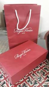 Empty Shoe Box and Paper Bag Roger Vivier