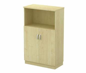 Swinging Door Medium Cabinet Home Cupboard 3 Tier