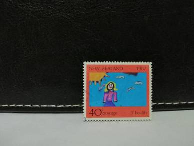 1987 New Zealand Stamp Children's Painting