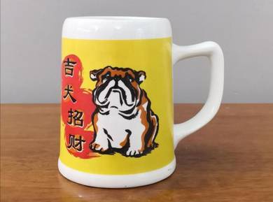Cawan Guinness bulldog mug cup
