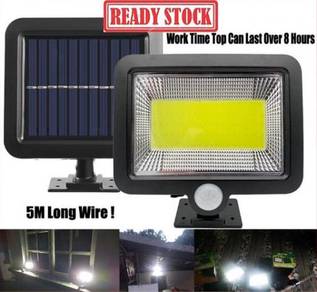 LAMPU SOLAR 100 COB LiGHT LED MOTION SENSOR LAMP