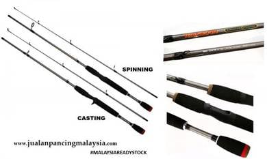 Paonear enhanced graphite snapshot spinning rod