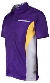 Baju Korporat Kemeja F1 Enzo Code FP 03 Purple