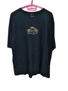 88.Vintage New York Chopper Motorcycle Graphic T-S