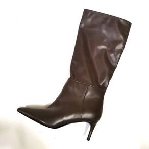 Charles and Keith Pointed Toe Heel Knee-High Boots