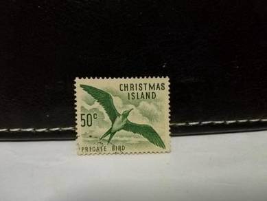 1963 Christmas Island Stamp Bird