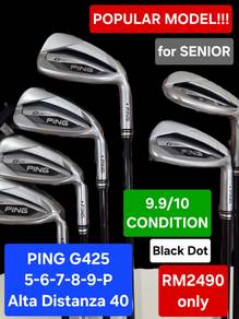 For SENIOR: PING G425 (5-W) with ALTA DISTANZA 40