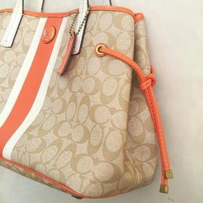 COACH Signature Stripe Carryall