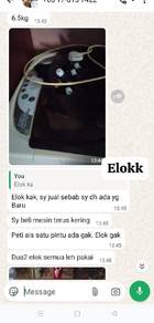 peti ais mesin basuh elok